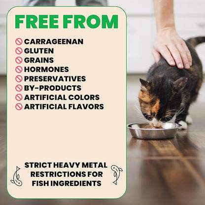 almo nature HQS Natural Wet Cat Food Trout and Tuna in Broth, Grain-Free, 2.47 oz (Pack of 24)