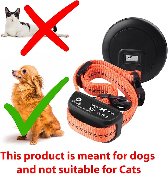 My Pet Command, Indoor Pet Barrier Adjustable Range, Static and Tone Correction, Hidden Fence for Dogs Containment Collar, Wireless Pet Gate Keeps Areas Off Limits, Rechargeable Collars 1 Collar kit