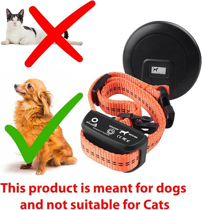 My Pet Command, Indoor Pet Barrier Adjustable Range, Static Tone Correction, Hidden Fence for Dogs Containment Collar, Wireless Pet Gate Keeps Areas Off Limits, Rechargeable Collars Extra Collar only