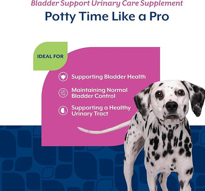 NaturVet – Bladder Support for Dogs – Plus Cranberry | Supports Healthy Bladder Control & Normal Urination | 60 Time Release Chewable Tablets