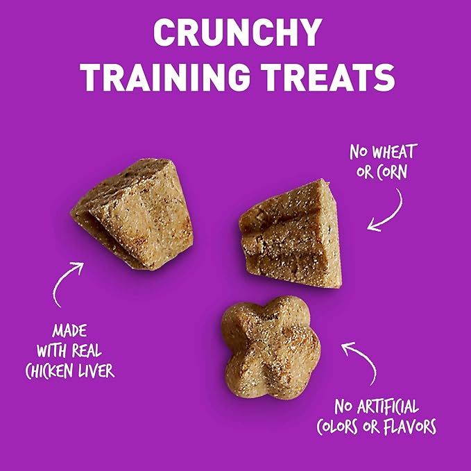 Cloud Star Tricky Trainers Crunchy, Low Calorie Training Dog Treat, Made in the USA, Wheat & Corn Free