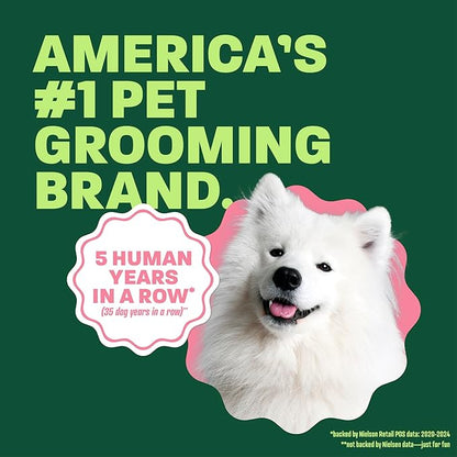 TropiClean Dog Conditioner, Professional Detangling & Moisturizing Conditioner, Puppy Safe, Made in the USA, Kiwi & Cocoa Butter Scent, 2.5 Gallon