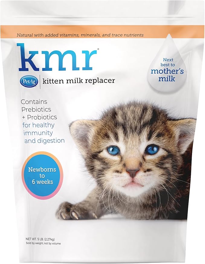 PetAg Kitten Milk Replacer (KMR) Powder Formula 5 Pounds