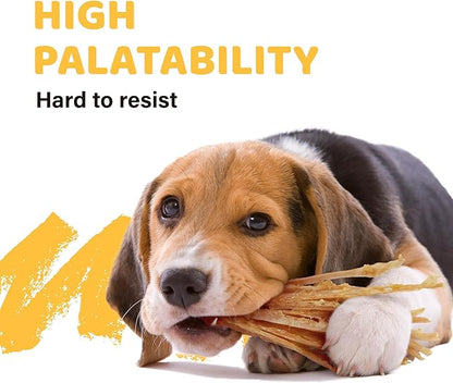 iPaw Turkey Tendons for Dogs, Single Protein, Hypoallergenic, All Natural Human Grade Puppy Chew, Rawhide Alternative Dog Treats, 1 Pack Strip (Large)