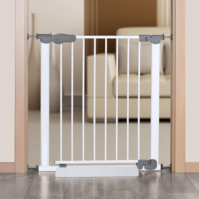 Fence Support Feet and Dog Gate Ramp Accessories Anti-kick Pedal Safety Gate Hardware for Stair and Doorway Guardrail Sturdy Railing Fixing Parts