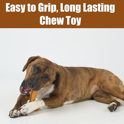 SPOT Bam-Bones Plus T Bone - Bamboo Fiber & Nylon, Durable Long Lasting Dog Chew for Aggressive Chewers – Toy for Dogs & Puppies Under 60lbs, Non-Splintering, 6in, Allergen Free Peanut Butter Flavor