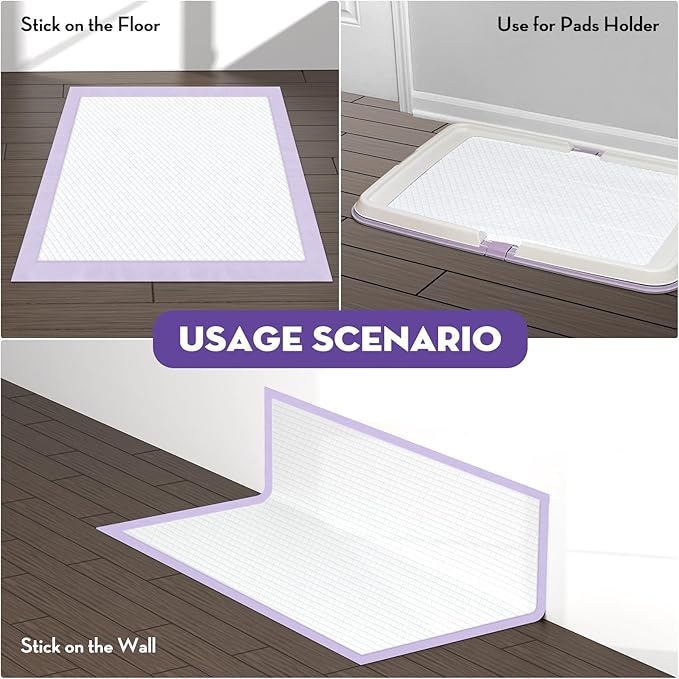 CROCI Dog Pads Extra Large 36x36in, Puppy Pads with Adhesive Tabs Super Absorbent Up to 11 Cups, Disposable (100 Counts)