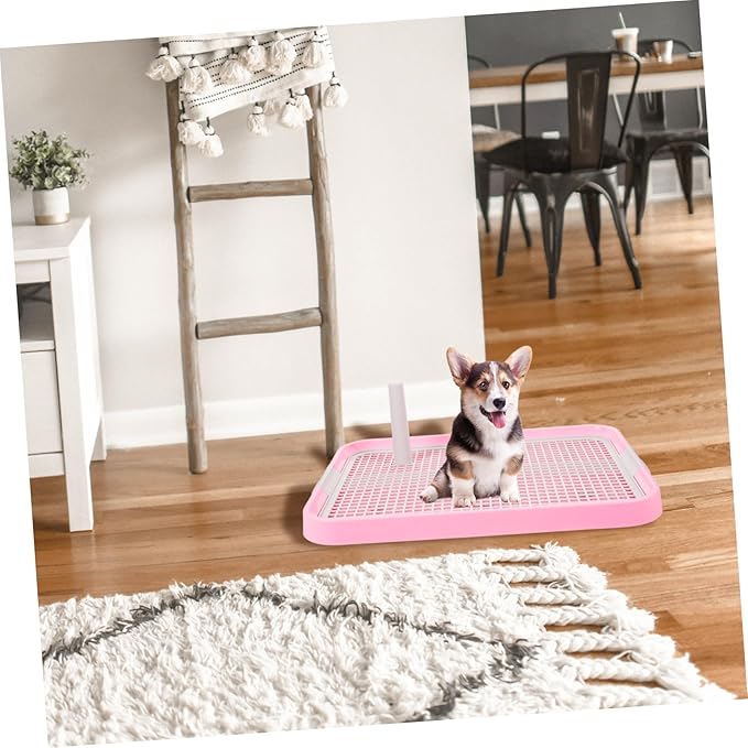 LIOOBO Pet Accessory Indoor Dog Pee Station Puppy Training Toilet Mesh Tray for Small Dogs