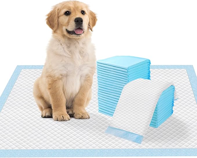 Bolux Dog and Puppy Training Pads， Disposable Dog Pee Pads (20, 23.5"*35.5"(60*90cm))
