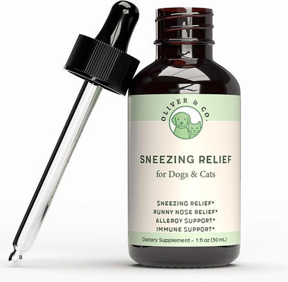 Dog & Cat Sneezing Treatment - Helps to Support Sinus Health, Eye Health, Immune Health, & Much More - Cat Sneezing Relief - Nose Relief for Dogs - Allergy Relief for Cats - 1 fl oz