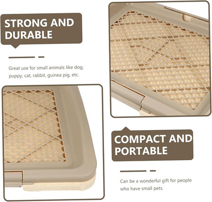 VANZACK Household Puppy Training Tray Pee Pad Holder for Dogs Dog Accessory Plastic
