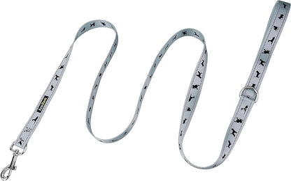 EcoBark Dog Leash - Soft & Reflective Comfort Leash with Padded Handle - Safe, Strong, & Durable for Small, Medium or Large Dogs (Gray)