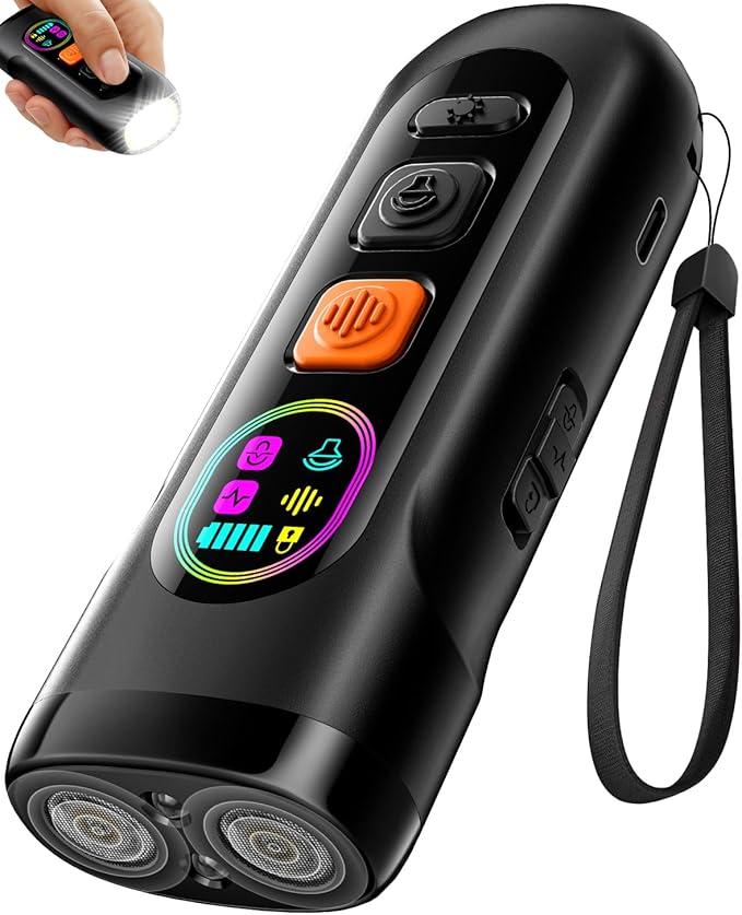 Dog Bark Deterrent Devices Anti Barking Device for Dogs Ultrasonic Bark Stopper Portable Dog Training Tool Indoor Outdoor Up to 50ft Correct Bad Behavior of Own or Neighbor's Dog (Black)