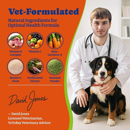 Flea and Tick Prevention for Dogs Chewable - 180 Soft Chews, Turkey & Pumpkin Flavor - Dog Flea and Tick Treatment Chewable, Natural Defense - Dog Immune Support Supplement