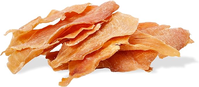 JustFoodForDogs Single Ingredient Healthy Dog Treats and Dog Snacks, Jerky Treats, Human Grade, Preservative and Grain Free, Rawhide Free Chews, Low Calorie Treat - Chicken Breast, 2.5 oz Pack of 4