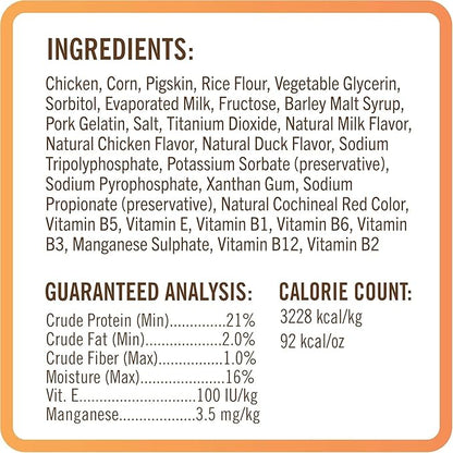 NutriChomps Dog Chews, 5-inch Kabobs, Easy to Digest, Rawhide-Free Dog Treats, 6 Count, Real Chicken and Duck flavor
