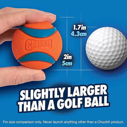 Chuckit! Ultra Ball Dog Toy, Balls for Dogs to Fetch, Durable Rubber, Small 2-inch, Pack of 2