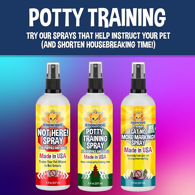 Bodhi Dog Potty Training Spray - Indoor Outdoor Potty Training Aid for Dogs & Puppies - Puppy Potty Training for Potty Pads - Made in USA (8oz)