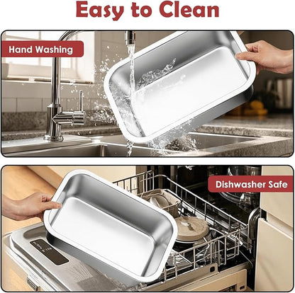 2.8 Gallon Elevated Dog Water Bowl, ADENGL Height Adjustable (10.4–15.2'') Raised Stainless Steel Bowl with Spill-Proof Mat & Sturdy Metal Stand, Tip-Proof, Easy to Clean, Indoor & Outdoor Use