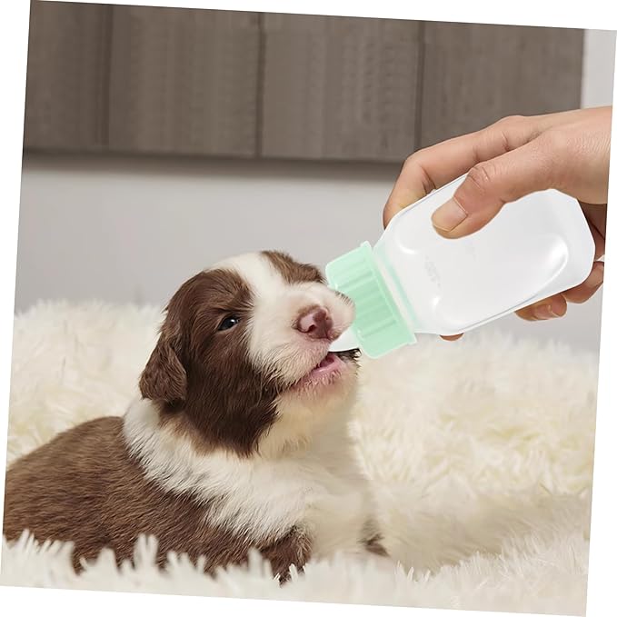 Pet Nursing Bottle Kit for Kitten Puppy Feeding Milk Bottle Set Sturdy Portable