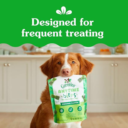Greenies Anytime Bites Dog Treats,Mint Flavor,Dog Training Treats,10.3 oz. Bag,(Pack of 2)