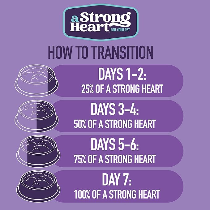 A Strong Heart Wet Dog Food, Beef, Bacon & Cheese Flavor - 13.2 oz Cans (Pack of 12), Made in The USA with Real Beef