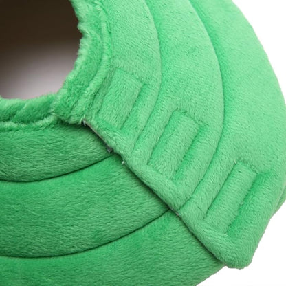Pet Recovery Collar,Dog Protective E-Collar Soft Dog Cone Breathable Secure Lovely Collar for Puppy Small Medium Dogs (S-Neck: 30-33cm, Frog)