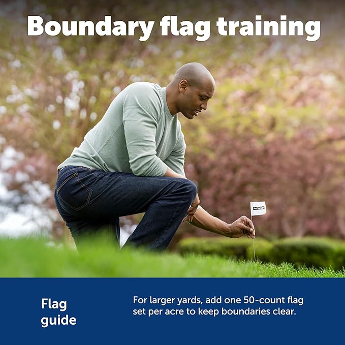 PetSafe 50 Boundary Flags - Extra Boundary Flags for In-Ground & Wireless Fence Training - Reusable Yard Markers - Visual Aid Flags for Pet Containment - Outdoor Pet Training Accessory