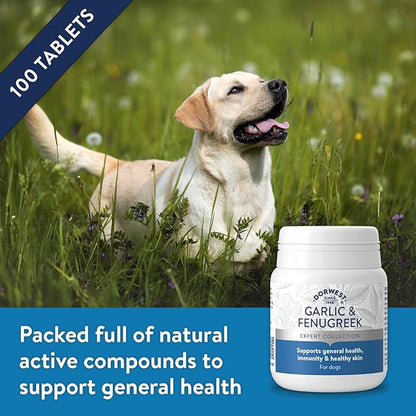 Dorwest Herbs Garlic And Fenugreek Tablets For Dogs And Cats 100 Tablets