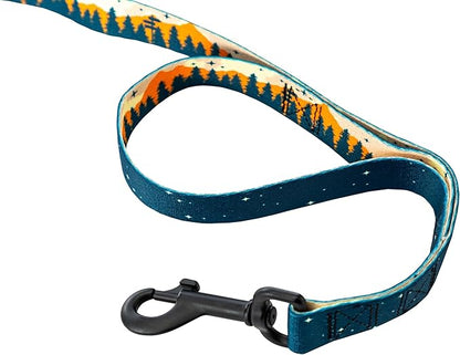 Wolfgang Heavy Duty Dog Leash, Pull-Tested for Walking & Training, Overland Print, Dual Handle Large