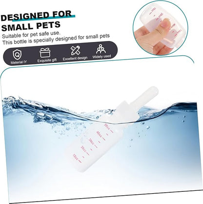 Angoily Nursh Bottle Replacement 3pcs Kitten Bottles for Nursing Portable Milk Bottles Scale Feeder Bottles for Baby Pets Rabbit Accessory