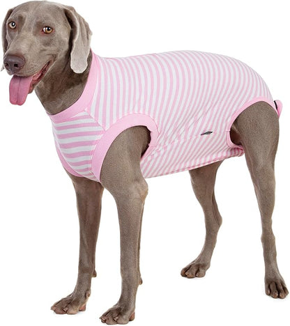 Recovery Suit for Dogs,Dog Cone Alternative Zipper Surgery Suit Female Spay,Soft Dog Surgery Suit for Anti Licking,Breathable Surgical Suit for Dogs Female Spay