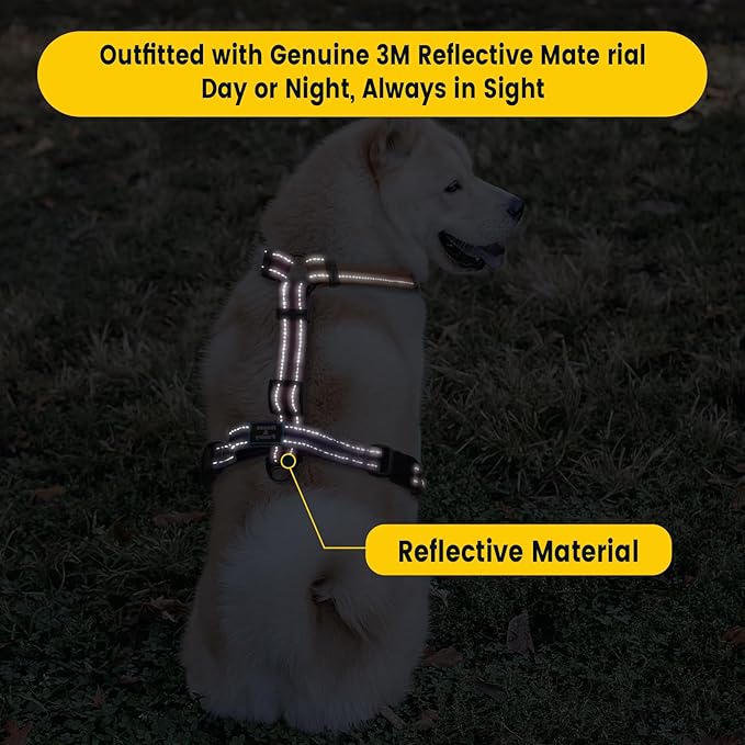 Roses&Poetry Puppy Dog Harness and Leash Set, No Pull Dog Harness Adjustable Reflective, Dog Halter Harnesses Comfort Padded Handle, Pet Harness for Training Outdoor Walking（Mistyrose-XS