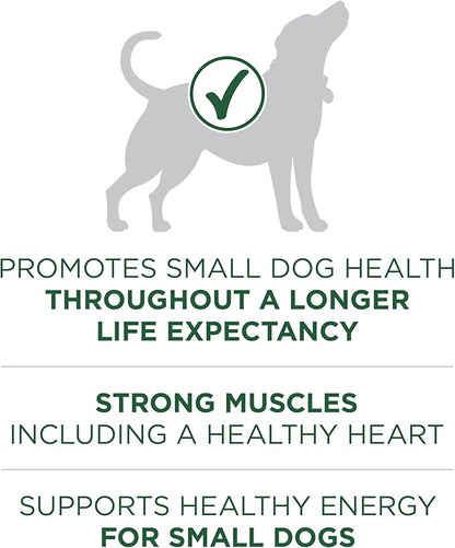 Purina One Small Breed Plus High-Protein Dog Food Lamb and Rice Formula Dry Dog Food - 15 lb. Bag