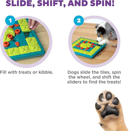 Outward Hound by Nina Ottosson MultiPuzzle – Interactive Dog Treat Puzzle Enrichment Toy, Level 4 Expert