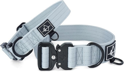 Made to ROAM Premium Dog Collar - Adjustable Heavy Duty Nylon Collar with Quick-Release Metal Buckle (Alaska Daybreak, Classic Size 4)