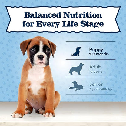 Blue Buffalo Dog Food, Chicken, Puppy, Small Breed | Healthy Growth Formula | With DHA | Oatmeal Recipe | 4-lb Bag Pack of 2