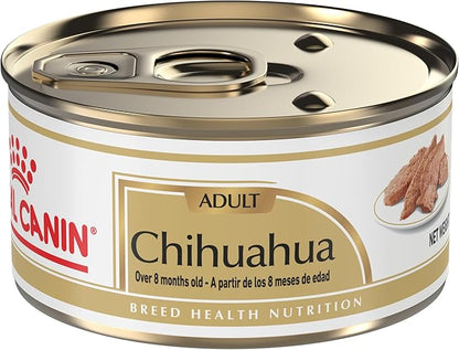 Royal Canin Breed Health Nutrition Chihuahua Adult Loaf in Sauce Dog Food, 3 oz (Pack of 24)
