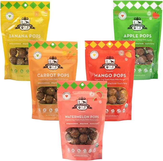 Lord Jameson Farmstand Collection Bundle – Natural & Organic Dog Treats Inspired by Fresh Produce