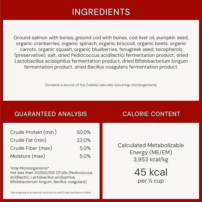 Stella & Chewy's Freeze-Dried Raw Salmon & Cod Meal Mixers- Dog Food Topper and Mixer - Made with 95% Wild-Caught Salmon & Cod, Organs & Bone - Perfect for Picky Eaters - Grain-Free - 8 oz
