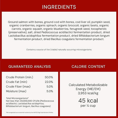 Stella & Chewy's Freeze-Dried Raw Salmon & Cod Meal Mixers- Dog Food Topper and Mixer - Made with 95% Wild-Caught Salmon & Cod, Organs & Bone - Perfect for Picky Eaters - Grain-Free - 8 oz