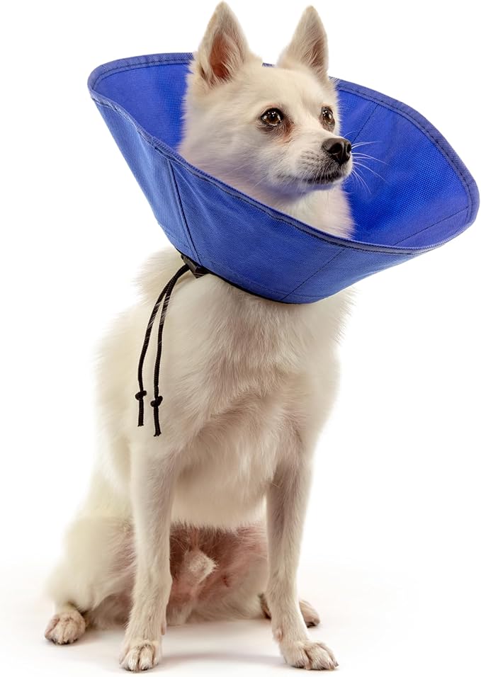 KVP EZ Soft Pet Cloth Recovery Collar, S Size Fits 5.5" to 12.25" Neck/5.5" Depth