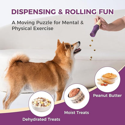 Dog Toys for Aggressive Chewers - Indestructible Extreme Tough Dog Chew Toys for Large, Medium, Small Breeds, Durable Chew Toys to Keep Them Busy, Treat Dispenser, Reduce Boredom, Teeth Cleaning