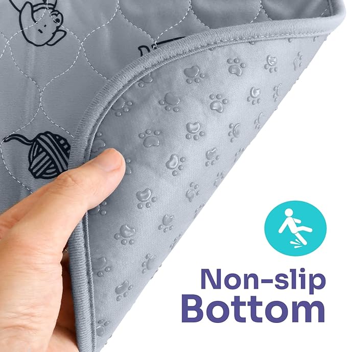 Extra Large 72"x72" Washable Pee Pads for Dog Super Absorbent, Reusable Pee Pads Non-Slip Waterproof Pet Training Mats for Playpen, Crate, Floor, Incontinence, Housebreak