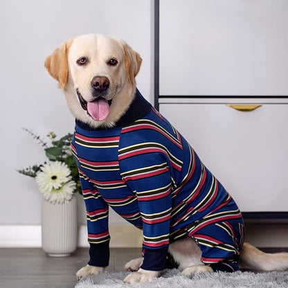 Dog Surgery Recovery Suit Female Male for Dogs After Surgery Medium Large Dogs Onesie,Lightweight Dog Recovery Suit for Shedding Prevent Licking Surgical Wound,Dog Pajamas Pjs Clothes, Full Belly