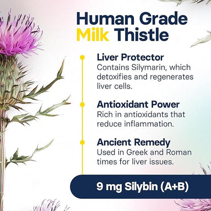 Liver Health Supplement for Small Dogs - Milk Thistle for Dogs Liver Support with S-Adenosylmethionine (Same) & Silybin - 30 Tablets