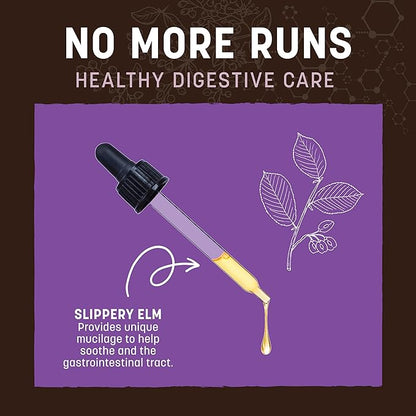 Earth Animal Apothecary Liquid Supplement - No More Runs Herbal Remedies for Dogs & Cats - 2 fl oz