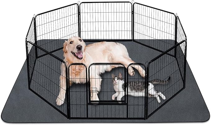 INVENHO Washable Pee Pads for Dogs 60"x48" Reusable Dog Pads Large Upgrade Non-Slip Dog Pee Pads Heavy Absorbency Puppy Pee Pads Quick Dry Whelping Pads/Waterproof Puppy Training Pad