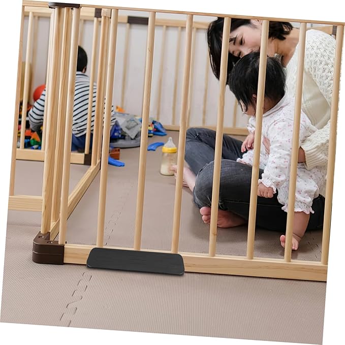 UPKOCH Pet Gate Kick Plate Kick Safety Door Guardrail for Indoor Use Easy Installation Versatile Barrier for Dogs and Cats Black