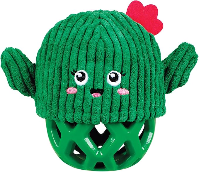 Fringe Studio Rubber Dog Toy, Prickly BUT Sweet, Pet Shop Collection (519055)